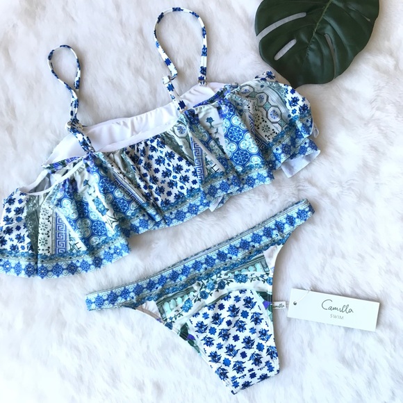NEW Camilla Salvador Summer Ruffle Bikini - Picture 4 of 8